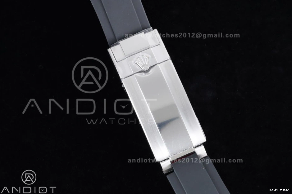 Diamonds SoftTouch Oysterflex Dial Strap Silver 816 Black (Weighted) VS4131 on 1:1 Best V2 126519 VSF Daytona Edition 1103